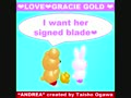 3D ANDREA CG Animation for GRACIE GOLD with LOVE!